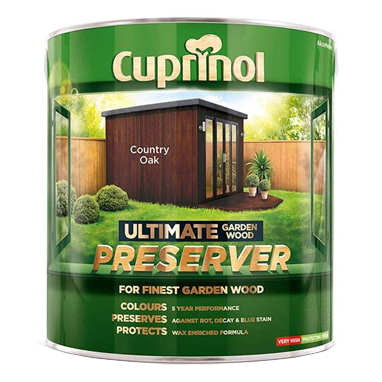 Cuprinol Ultimate Garden Wood Preserver COUNTRY OAK 4 Litre - UK BUSINESS SUPPLIES