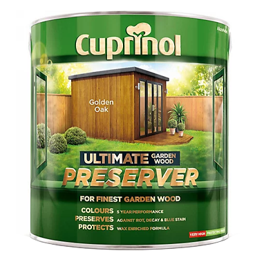 Cuprinol Ultimate Garden Wood Preserver GOLDEN OAK 4 Litre - UK BUSINESS SUPPLIES