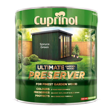 Cuprinol Ultimate Garden Wood Preserver SPRUCE GREEN 4 Litre - UK BUSINESS SUPPLIES