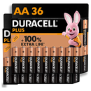 Duracell Plus AA Alkaline Batteries (Pack of 36), 1.5 Volts LR06 MX1500 - UK BUSINESS SUPPLIES