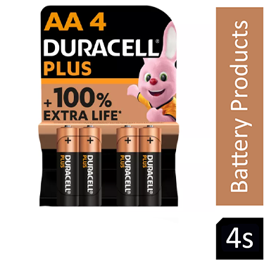 DURACELL Duracell 4 AAA PLUS 100 