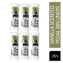 Ecobag Swing Bin Liners Vanilla 50 Litre Pack 15's - UK BUSINESS SUPPLIES