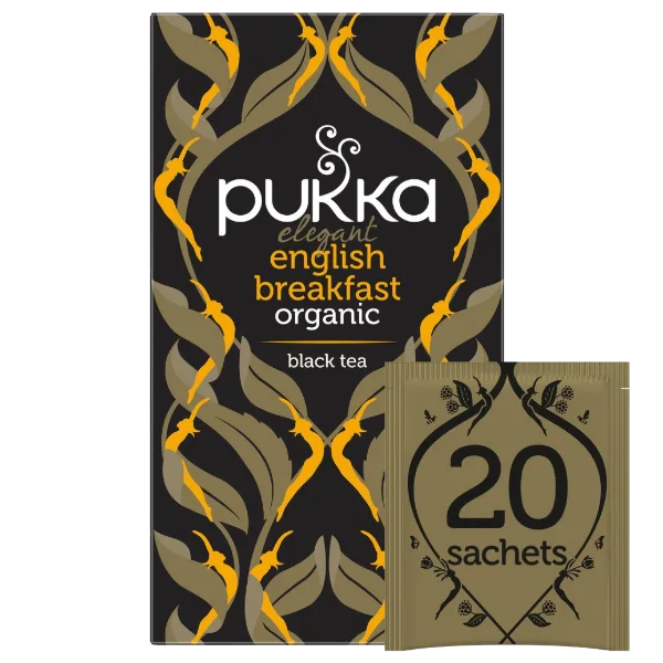 Pukka Tea Elegant English Breakfast Envelopes 20's - 240's - UK BUSINESS SUPPLIES