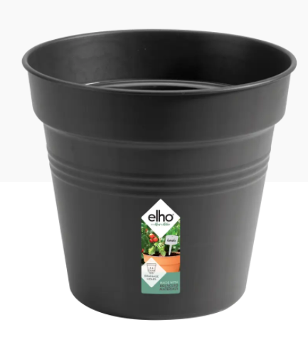 Elho Green Basics Grow Pot 19cm LIVING BLACK - UK BUSINESS SUPPLIES