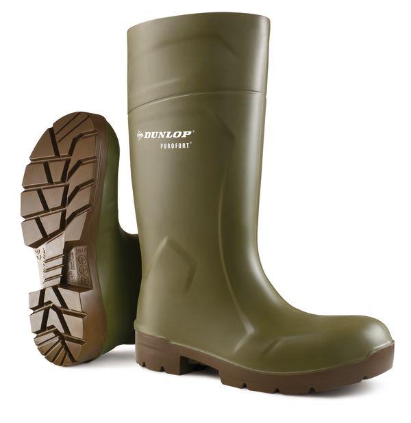 Dunlop Purofort Multigrip Green ALL SIZES Boots - UK BUSINESS SUPPLIES