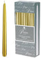 Price's 10" Wrapped Venetian Candles in Gold, 10 Pack - UK BUSINESS SUPPLIES