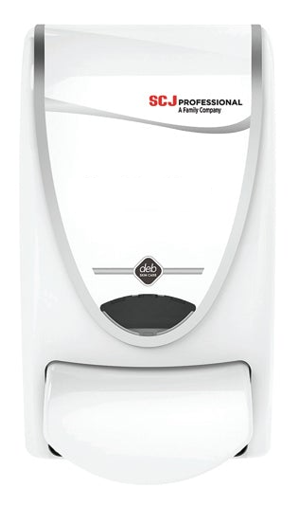 Deb Stoko Proline Soap Dispenser 1 Litre White WHB1LDS - UK BUSINESS SUPPLIES