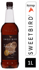 Sweetbird French Vanilla Coffee Syrup 1litre (Plastic) - UK BUSINESS SUPPLIES