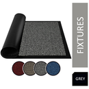 Fixtures Barrier Doorway Door Floor Mat 60cm x 80cm Grey - UK BUSINESS SUPPLIES