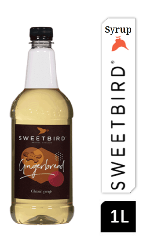 Sweetbird Gingerbread Coffee Syrup 1litre (Plastic) - UK BUSINESS SUPPLIES