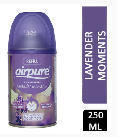 AirPure Lavender Moments Refill 250ml {1 -24 Refills} - UK BUSINESS SUPPLIES