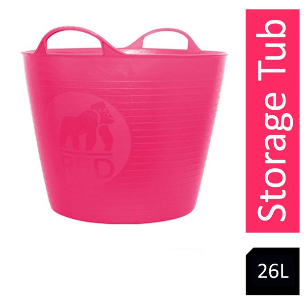 Red Gorilla {Tubtrug} Tub Pink 26 Litre - UK BUSINESS SUPPLIES