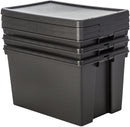 Wham Bam Black Recycled Storage Box 62 Litre - UK BUSINESS SUPPLIES