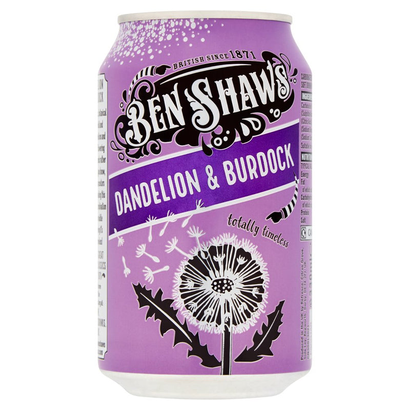 Ben Shaw's Dandelion & Burdock Cans 24 x 330ml - UK BUSINESS SUPPLIES