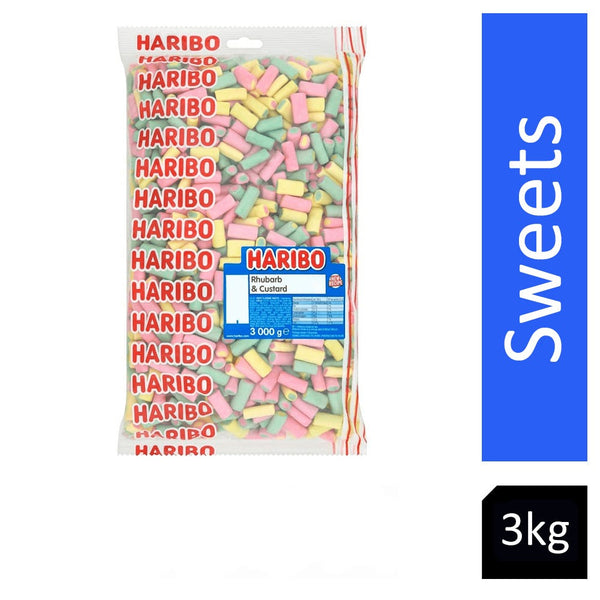 Haribo Rhubarb & Custard 3kg - UK BUSINESS SUPPLIES