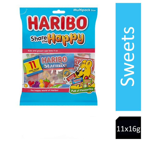 Haribo Share The Happy 11x16g - UK BUSINESS SUPPLIES