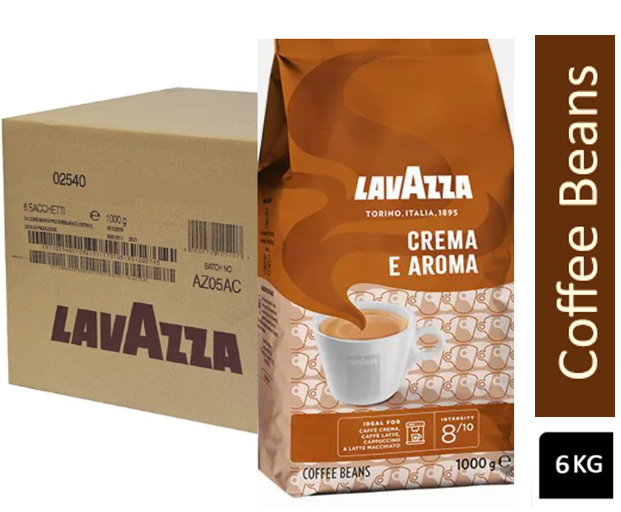 Lavazza Crema e Aroma Coffee Beans 1kg {Brown} - UK BUSINESS SUPPLIES
