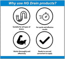 HG Drain Powerful Liquid Drain Unblocker 1 Litre - UK BUSINESS SUPPLIES