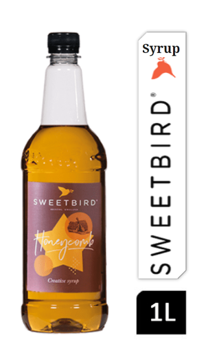 Sweetbird Honeycomb Coffee Syrup 1litre (Plastic) - UK BUSINESS SUPPLIES