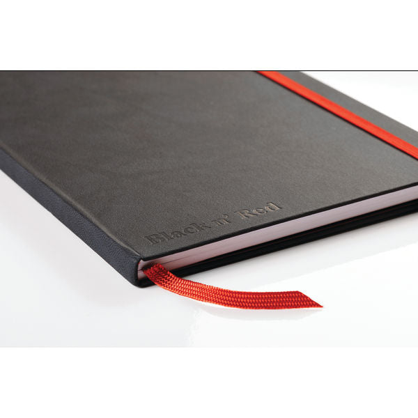 Black By Black n Red Casebound Notebook 90gsm Ruled and Numbered 144pp A4 Ref 400038675 - UK BUSINESS SUPPLIES
