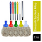 Janit-X PY Smooth Socket Mop 12oz Yellow (Pack of 10) - UK BUSINESS SUPPLIES