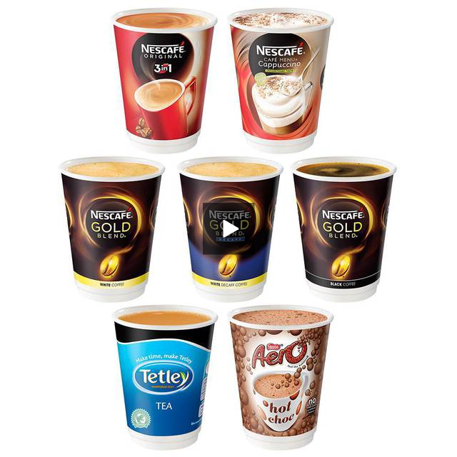 Nescafe &Go! Gold Cappuccino 8 x 12oz Cups - UK BUSINESS SUPPLIES
