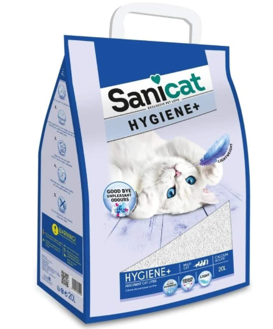 Sanicat Hygiene Plus Non Clumping Litter 20 Litre - UK BUSINESS SUPPLIES