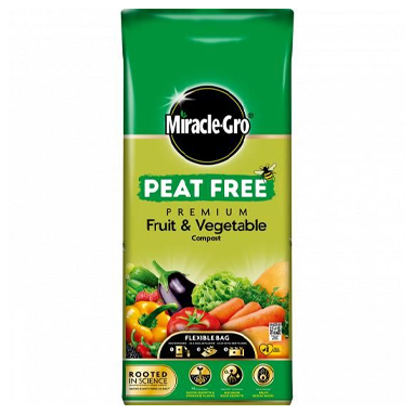 Miracle Gro Fruit & Vegetable Peat Free Compost - 42L - UK BUSINESS SUPPLIES
