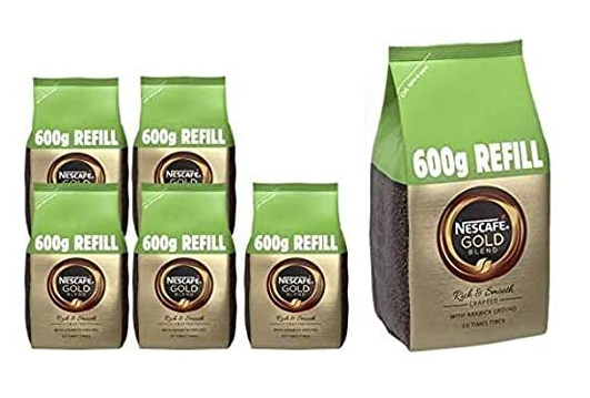 Nescafe Gold Blend 600g Refill (Makes approx 333 cups) - UK BUSINESS SUPPLIES