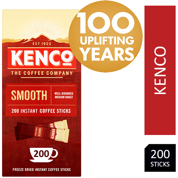 Kenco Smooth Instant Coffee Box of 200 Sticks - UK BUSINESS SUPPLIES