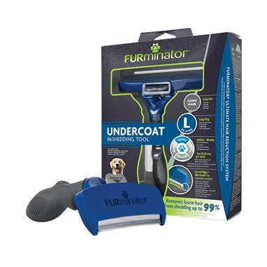 FURminator Undercoat Deshedding Tool Long Hair For Large Dogs - UK BUSINESS SUPPLIES