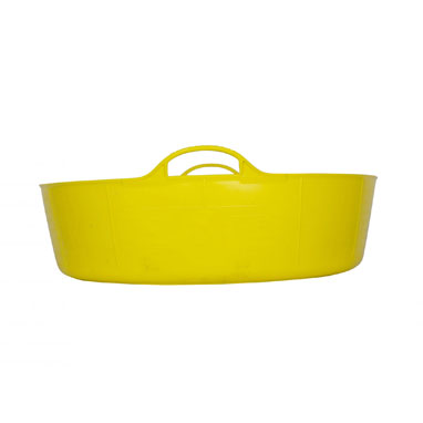 Red Gorilla {Tubtrug} Yellow Shallow Tub Large 35 Litre - UK BUSINESS SUPPLIES