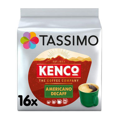 Tassimo Kenco Decaffeinated Coffee Pods (Pack of 16) 4041303 - UK BUSINESS SUPPLIES