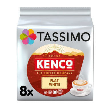 Tassimo Kenco Flat White Pods (Pack of 8) 4051498 - UK BUSINESS SUPPLIES