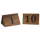 Zodiac Naturals Wooden Table Numbers 1-10 - UK BUSINESS SUPPLIES