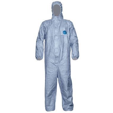 Tyvek 500 Xpert Blue Hooded Coverall (All Sizes) - UK BUSINESS SUPPLIES