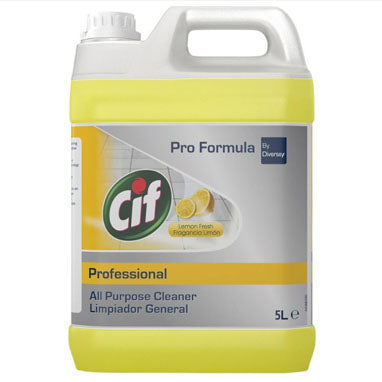 Cif Professional Lemon All Purpose Cleaner 5 Litre - UK BUSINESS SUPPLIES