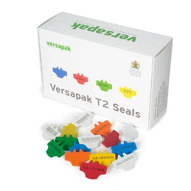 Versapak Numbered T2 Tamper Evident Security Seals 500's {White} - UK BUSINESS SUPPLIES
