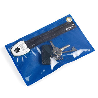 Versapak Clear Front Key Pouch BLUE 230x152mm (ZF1) - UK BUSINESS SUPPLIES