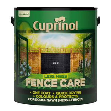 Cuprinol Less Mess Fence Care BLACK 6 Litre - UK BUSINESS SUPPLIES