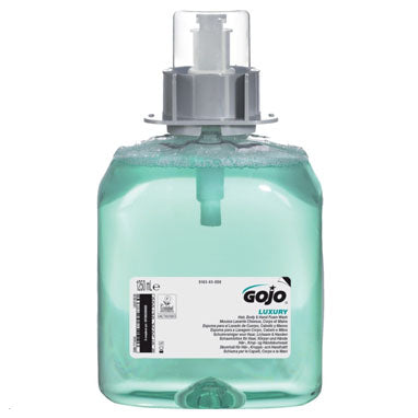 Gojo (5163) {FMX} Luxury Hair, Body and Hand Foam Wash 1250ml - UK BUSINESS SUPPLIES