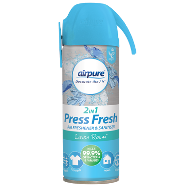 Airpure Press Fresh 2in1 Fresh Linen Refill 180ml - UK BUSINESS SUPPLIES