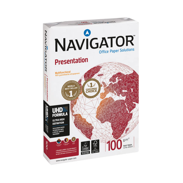 Navigator A3 Presentation Paper 100gsm (4 Packs of 500) NAVA3100 - UK BUSINESS SUPPLIES
