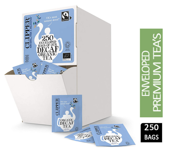 Clipper Organic Everyday Decaf Tea Fairtrade Enveloped (250) - UK BUSINESS SUPPLIES