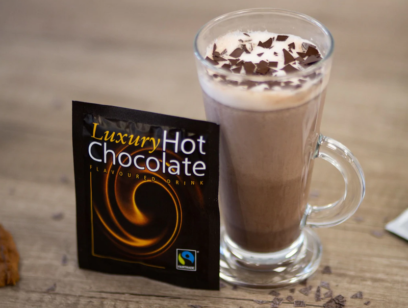 Fairtrade Luxury Hot Chocolate Sachets 100's - UK BUSINESS SUPPLIES