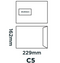 Blake PurelyEveryday C5 100gsm Peel & Seal White Window Envelopes (Pack of 500) - UK BUSINESS SUPPLIES