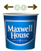 Kenco In-Cup Maxwell House White 25's,  76mm - UK BUSINESS SUPPLIES