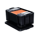 Really Useful Black Recycled Plastic Storage Box 64 Litre - UK BUSINESS SUPPLIES