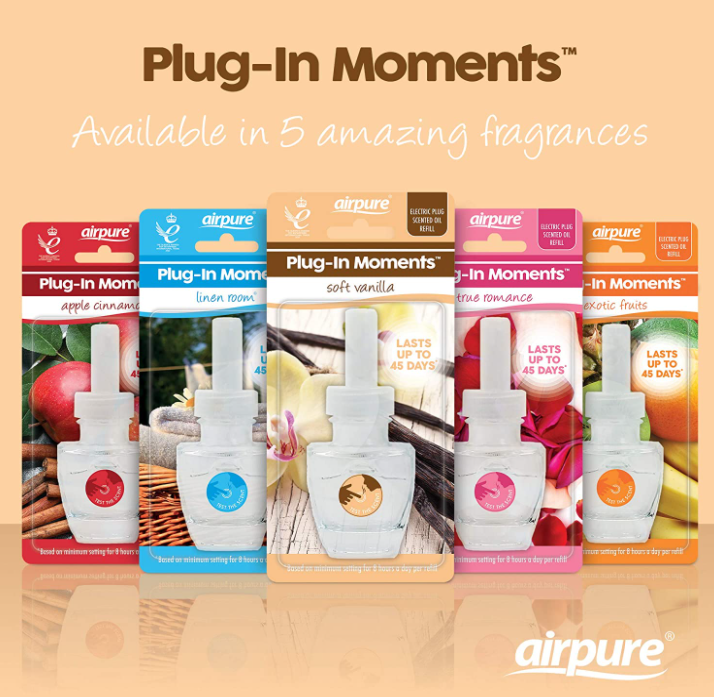 Airpure Plug In Moments Soft Vanilla Refill 20ml - UK BUSINESS SUPPLIES