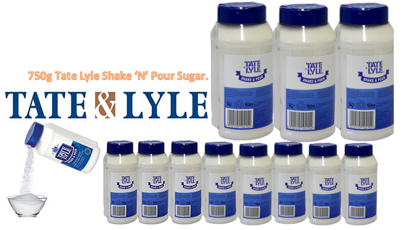 Tate & Lyle White Shake & Pour Sugar Dispenser 750g - UK BUSINESS SUPPLIES